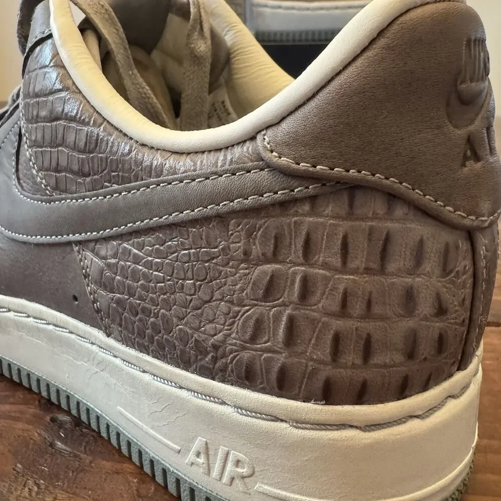 Nike Air Force 1 Low Supreme Premium QK Grey Shoes